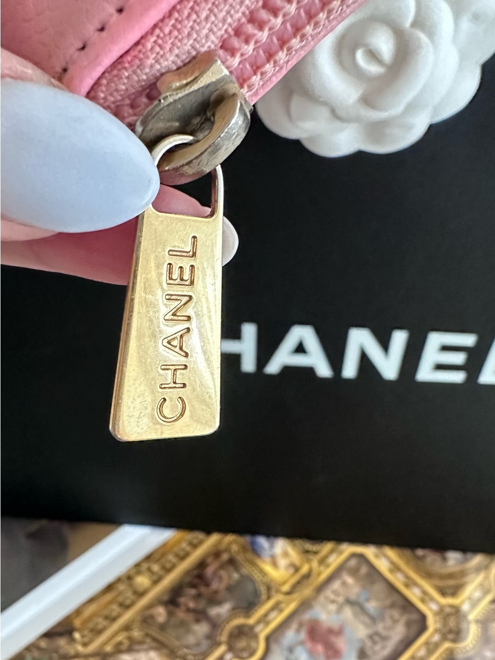 Authentic CHANEL Zippy Wallet Caviar - Picture 7 of 10